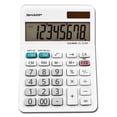 thumbnail image 1 of Calculadora Sharp EL-310WB LCD blanca de 8 dígitos, 1 of 8
