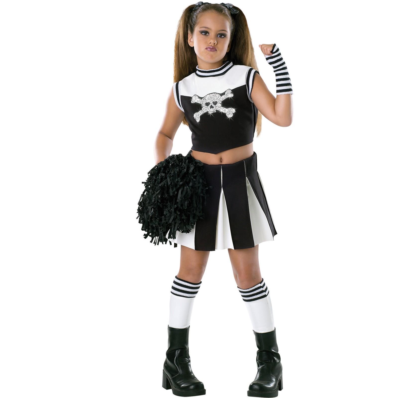Spooktacular Creations Cheerless Costume for Girls Scary Spiritless Cheerleader Costume