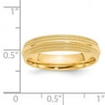 thumbnail image 5 of Primal Gold 14 Karat Yellow Gold 5mm Double Milgrain Comfort Fit Band Size 7, 5 of 6