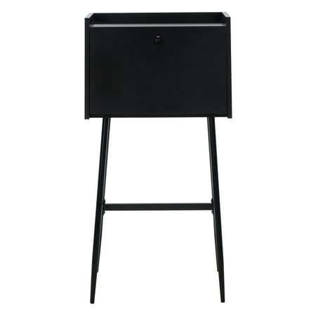 SAFAVIEH Xander Modern Secretary Writing Desk, Black