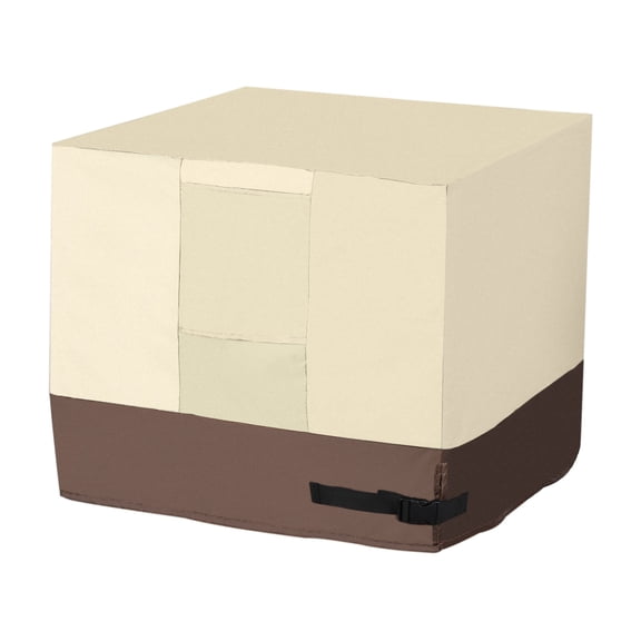 Uxcell Air Conditioner Cover, 30x30x32" Outdoor AC Unit Covers AC Cover for Outside Unit, Beige