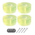 thumbnail image 4 of Caja de pesca de 4 piezas, almohadillas para los pies, alfombrillas para los pies, pies inferiores con tornillos B Cola Almohadillas inferiores para cajas de pesca, 4 of 8