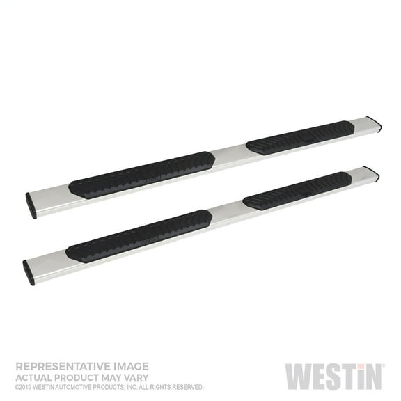 Westin 28-51260 R5 Nerf Step Bars - Polished Stainless Steel Finish Fits select: 2019-2020 CHEVROLET SILVERADO C1500 LT, 2021 CHEVROLET SILVERADO K1500 LT