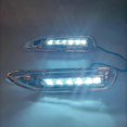 thumbnail image 3 of 2pcs For Mazda 6 Mazda6 2008 2009 2010 Led Drl Daytime Running Light Daylight Waterproof Turn Signal Fog Lamp Banmo, 3 of 4