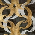 thumbnail image 2 of Goldberger, Jennifer 26x26 Black Ornate Wood Framed with Double Matting Museum Art Print Titled - Golden Wave II, 2 of 4
