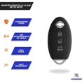 thumbnail image 2 of Ragirno Funda para llave de Auto Nissan Altima, Murano y más Ragirno Funda para llave de Auto, 2 of 6