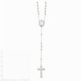 thumbnail image 2 of Sterling Silver 18in Polished Rosary Necklace, 2 of 2