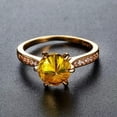 thumbnail image 5 of Yellow AAA CZ Bands Women's 14KT Yellow Gold Filled Wedding Stylish Ring Sz 6-10, 5 of 5