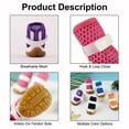 thumbnail image 4 of 2 Pairs Breathable Dog Boots For Small Dogs, Anti-Slip Paw Protector Shoes, Heat Resistant Puppy Booties For Hot Pavement Daily Walking. Purple, 4 of 6