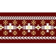 thumbnail image 2 of IBA Indianbeautifulart Red Aztec Geometric Printed Ribbon Trim 9 Yards Velvet Fabric Laces For Crafts Sewing Accessories 3 Inches, 2 of 2