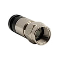 thumbnail image 1 of Amphenol TFC-QC2QS-06U-3LC-BLACK External RG6 Coaxial Compression Connector (50 Pack), 1 of 5