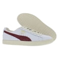 thumbnail image 4 of Puma Clyde Base Mens Shoes Size 9, Color: White/Violet/Team Gold, 4 of 5