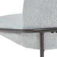 thumbnail image 6 of Kitchen Bar Stools, Counter Height Stools with Gray Fabric Seat and Antique Bronze Metal Frame, Upholstered Dining Stools for Kitchen Island, Home Bar, Restaurant, Set of 2, 6 of 8