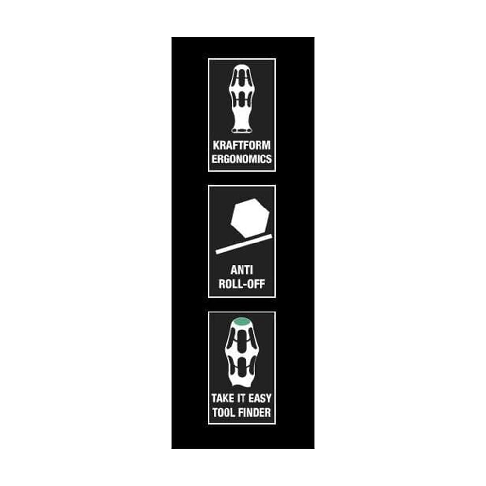 Wera Tools Kraftform Plus Stubby Set 2 Screwdriver Set 5Pc