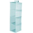 thumbnail image 1 of Hanging Closet Organizer 4 Layers Hanging Clothes Shelf Hanging Clothes Cube, 1 of 9