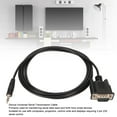 thumbnail image 4 of Male DB9 Male To DC3.5mm Male Cable Plug And Play Wear  PVC Portable RS232 Serial Cable, 4 of 8