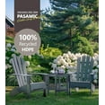 thumbnail image 6 of HDPE Outdoor Side Table, Weather Resistant  End Table for Backyard, Pool, Indoor Use, Easy Maintenance (Grey), 6 of 6
