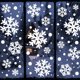 thumbnail image 4 of hojas de calcomanías navideñas para ventanas, Papá Noel, ciervo, muñeco de nieve, copo de nieve, decoración para niños, hogar, escuela, oficina, fiesta de vacaciones de invierno, 4 of 5