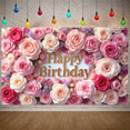 thumbnail image 4 of Colorful Floral Banner Butterfly Decoration Spring Theme for Birthday Party Kids Celebration Event, 4 of 9
