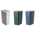 thumbnail image 4 of kurtrusly Plastic Hand-Open Waste Bin Sturdy And Durable Trash Can For Any Space Space Saving Waste Container gray G2531（12L）, 4 of 6