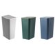 thumbnail image 5 of Cubo de basura Naiovety Ahorro de espacio con tapa gris 8L, 5 of 6