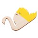 thumbnail image 3 of Cisne DIY decorativa para pared de dormitorio - Amarillo Colco Ornamento de DIY Woodcraft, 3 of 8