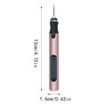 thumbnail image 3 of Engraving Pen Cordless Rotating Tool Rechargeable Engraving Pen Metal Wood Glass Jewelry Engraving Pen 3 Speed Adjustment Overheating P Rotection Tool Bag Home Decor, 3 of 7