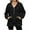 Black, variant on JYLFC Womens Oversized Half Zip Hoodies Long Sleeve Casual Sweatshirts Loose Fall Pullover Tops with Pockets Pink,XL