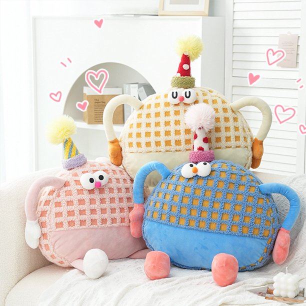 Ganfancp Pequeños Monstruos Cojín de Sofá Cojín Lumbar Super Suave Lana de Cordero Cojín de Oficina Cojín Cojín Multi-Escena Aplicable Liquidación Ventas Hoy Ofertas Prime 1* Almohada