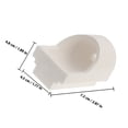 thumbnail image 2 of Raindrops Graphite Crucible Ingot Casting Crucible White 1Set for Jewelry Making, 2 of 8