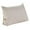 Beige, variant on Large Triangular Headboard Pillow Twin Size Reading Bolster Cushion With Removable Cover For Bed Backrest Support
