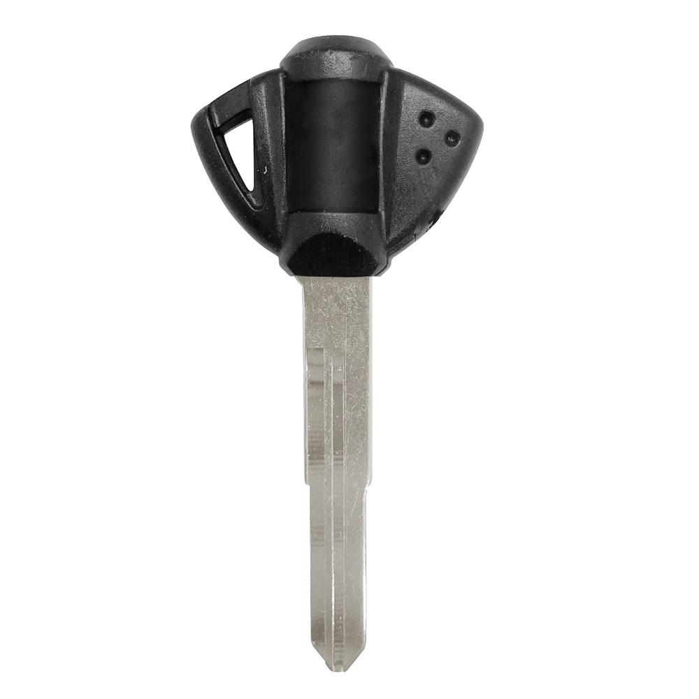 For Suzuki 2001-2016 GSXR Hayabusa Motorcycle Key Blank - Black Silver