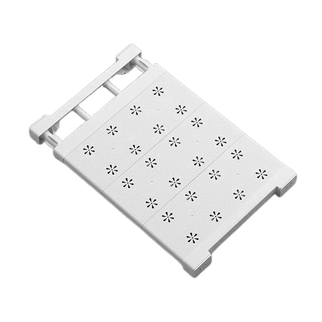 Langgg Expandable Closet Tension Shelf Storage Rack Sturdy and Expandable Organizer Wall Mounted L: 38-60cm W: 24cm
