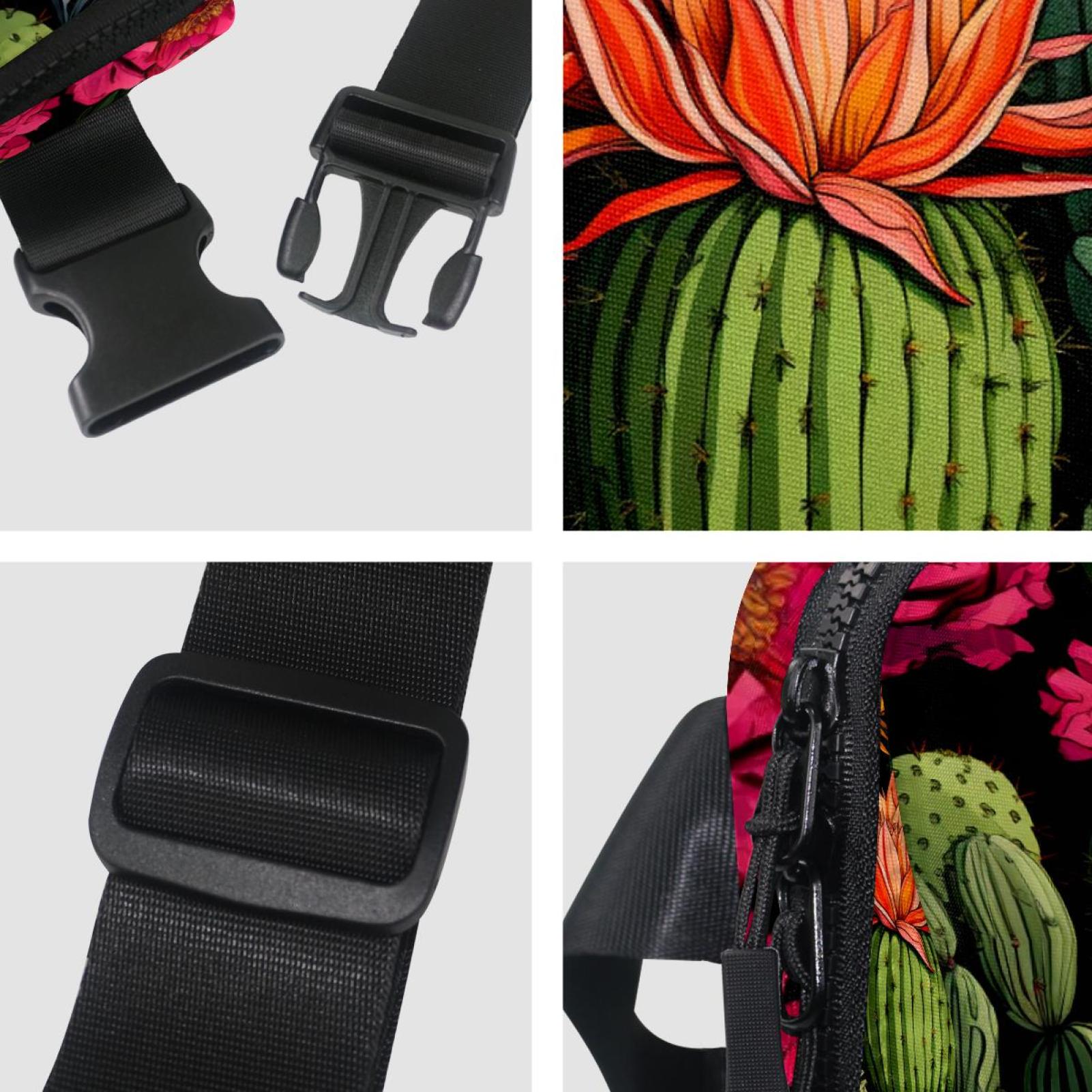 Cactus Lightweight Adjustable Running Belt Bag Fanny Pack Waist Pack with Extension Strap Unisex