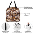 thumbnail image 5 of Lsque Sunflowers Pattern Lunch Bag Women/Men Insulated Lunch Box,Small Leakproof Cooler Food Lunch Containers Reusable High Capacity Lunch Tote Bags, 5 of 6