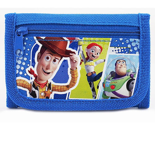Disney - Toys Story Authentic Licensed Blue Trifold Wallet - Walmart ...