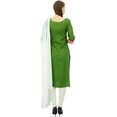 thumbnail image 6 of Atasi Women's Aari Embroidered Green Rayon Salwar Kurta Straight Suit Set-10, 6 of 9