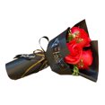 thumbnail image 2 of Ludlz 3 Heads Artificial Rose Bouquet Hand Holding Soap Flower Valentine Day Gift, 2 of 7
