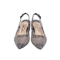 thumbnail image 2 of Ninety Union Lady Couture Demi Rhinestone Mesh Slingback, Pewter, 12, 2 of 5