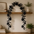 thumbnail image 5 of Fall Decor-Fall Decorations for Home-88.98in Plum Cimicifuga Seeded Garland - Artificial Leaf Garland Centerpieces for Tables Mantle -Autumn Thanksgiving Halloween Decoration for Indoor Wedding Room, 5 of 8