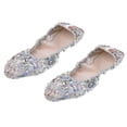 thumbnail image 2 of Zapatos de danza del vientre Zapatos de entrenamiento no cómodos con brillo SG Yuyangstore Zapatos de la danza del vientre, 2 of 8