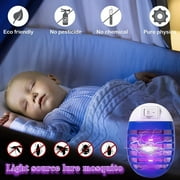 4 Pack Plug in Bug Zapper Indoor for Flying Insect Mosquito, Electronic Mosquito Zapper Gnat Traps with LED Light for Patio