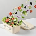 thumbnail image 3 of Uuiauoio Butter Dish with Lid and Knife - Countertop & Fridge Butter Keeper, Container & Holder, Storage Box，Sealed Storage Box Cheese Dishs with Lid, 3 of 5