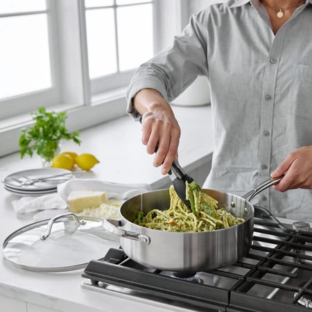 GreenPan Superior 5 Quart Stainless Steel Sauté Pan