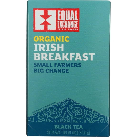 EQUAL EXCHANGE Organic Irish KEF16 Breakfast Tea, 20 CT