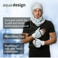 thumbnail image 3 of Aqua Design Convertible Flap Mittens for Men Winter Fleece Cold Weather Gloves: Snow, Size: L/M, 3 of 6