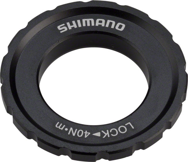 Shimano HB20 15//20mm Axle Hub Centerlock Disc Rotor Lockring