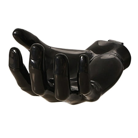 

GIFZES Wall Hook Punch-free Trace-less Eco-friendly Creative Convenient Decorative Resin Hand Shape Storage Hook Key Accessories Black
