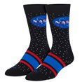 thumbnail image 2 of Cool Socks, NASA Logo Stars Space, Mens Womens Crew, Funny Graphic Print, Large, 2 of 6