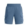 thumbnail image 5 of ZHYou Hiking Cargo Shorts for Women Elastic Waist Lightweight Water Resistant Quick Dry Athletic Shorts with Pockets, 5 of 6